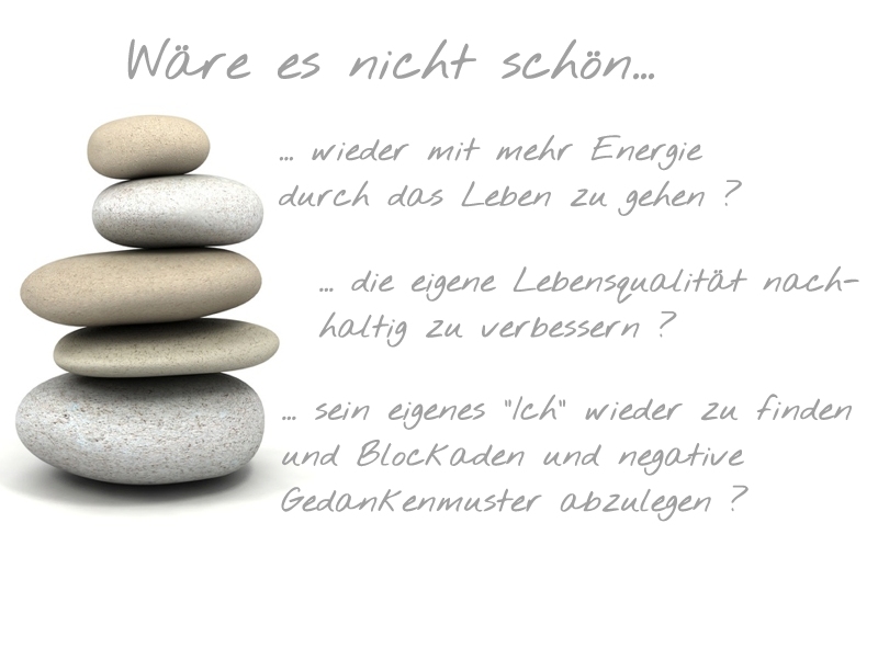 Coaching- / Beratungsgespräch, systemische Aufstellung, Familienaufstellung, Energietherapie, Hypnose, Tierkommunikation